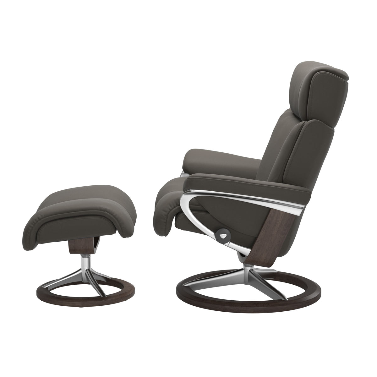 Stressless® Magic Signature chair with footstool