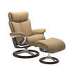 Stressless® Magic Signature chair with footstool