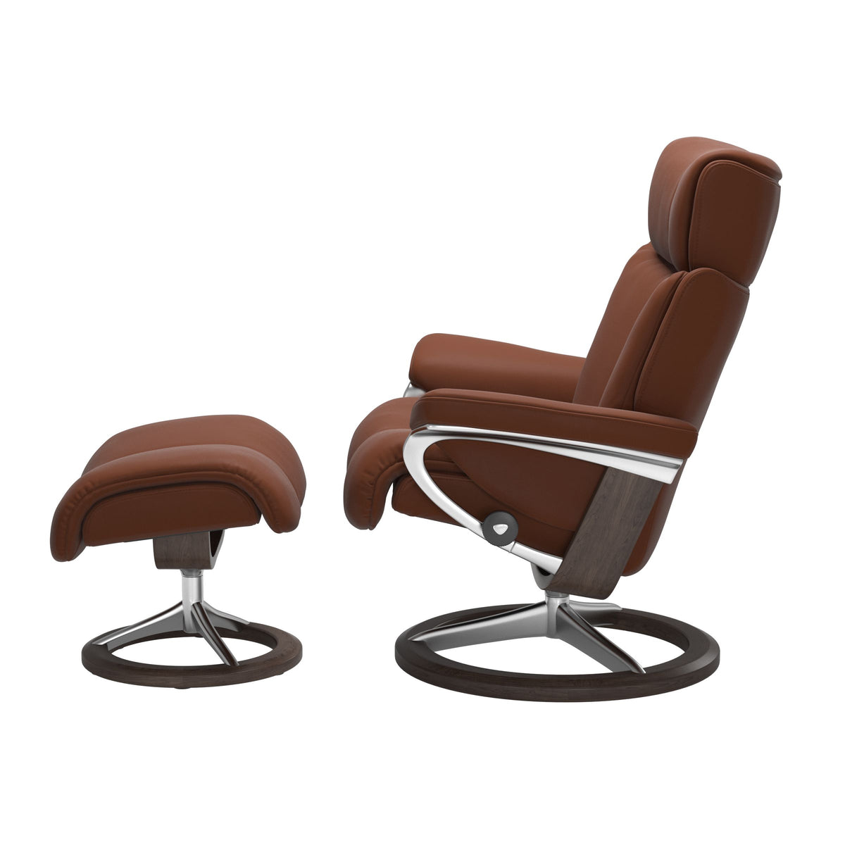 Stressless® Magic Signature chair with footstool