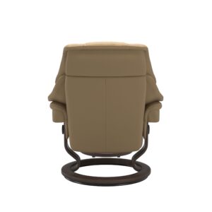 Stressless® Reno Classic chair with footstool Sand