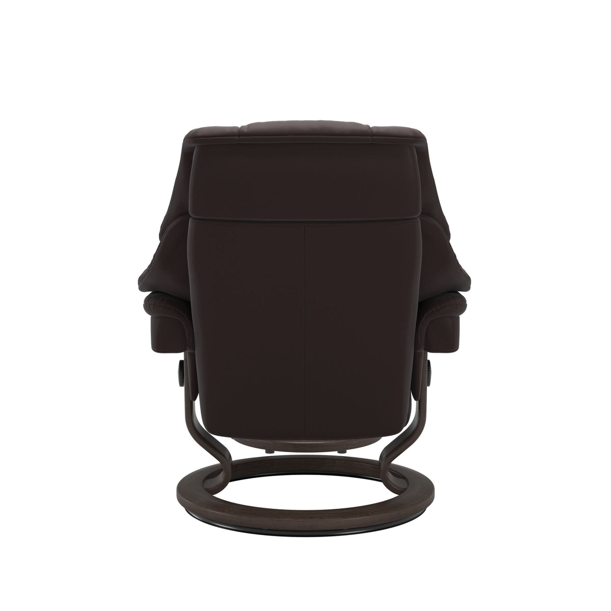 Stressless® Reno Classic chair with footstool Chocolate