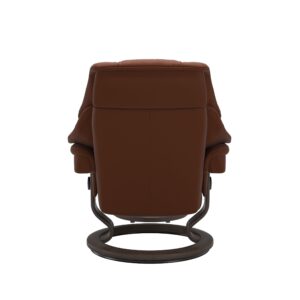 Stressless® Reno Classic chair with footstool  Dark Henna