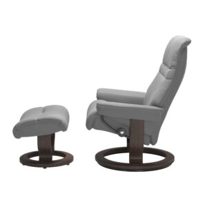 Stressless® Sunrise Classic chair with footstool