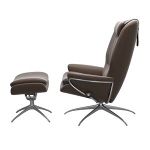 Stressless® Rome High Back Footstool Espresso