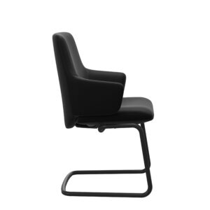 Stressless® Dining  Laurel L Low Back with arms D400 Black